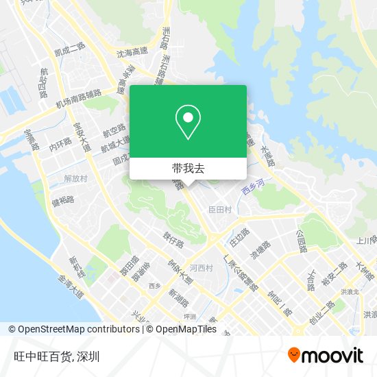 旺中旺百货地图