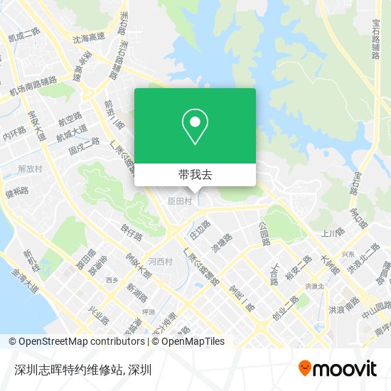 深圳志晖特约维修站地图