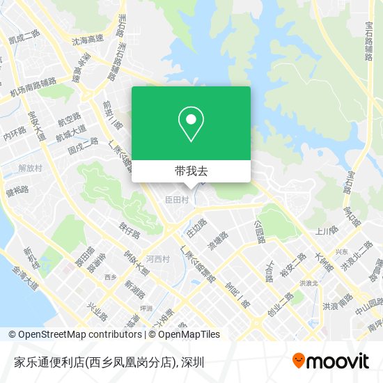 家乐通便利店(西乡凤凰岗分店)地图