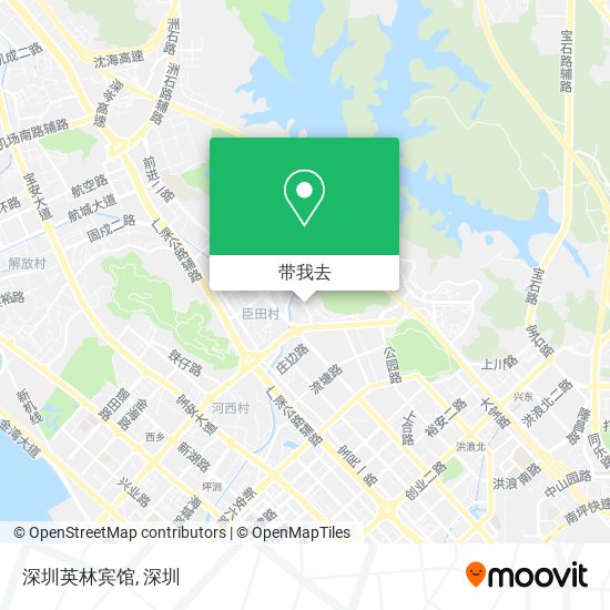 深圳英林宾馆地图