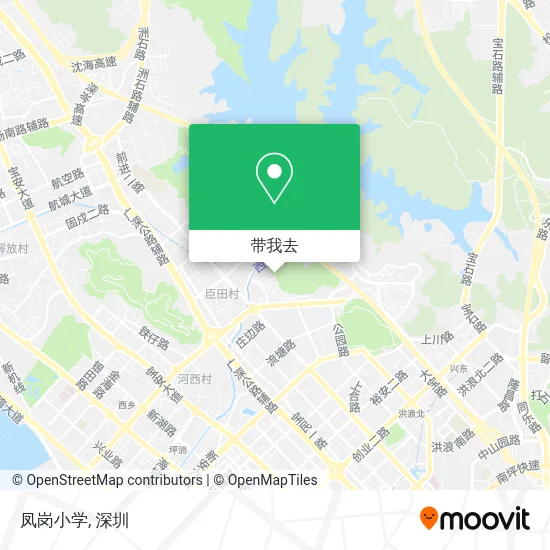 凤岗小学地图