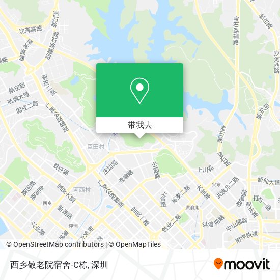 西乡敬老院宿舍-C栋地图