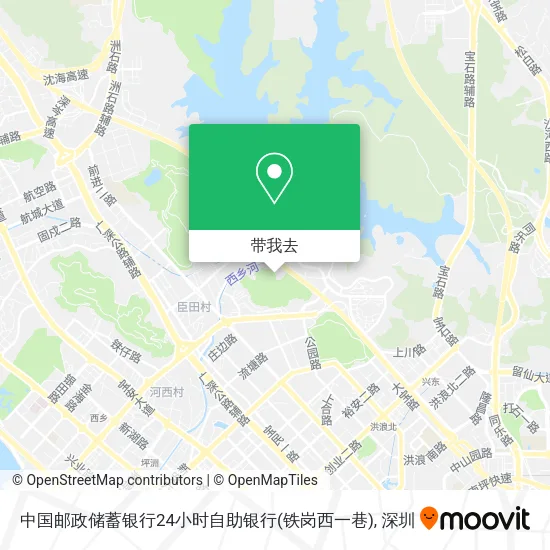 中国邮政储蓄银行24小时自助银行(铁岗西一巷)地图