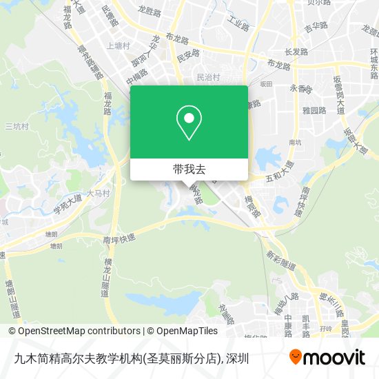 九木简精高尔夫教学机构(圣莫丽斯分店)地图