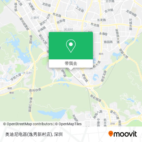 奥迪尼电器(逸秀新村店)地图