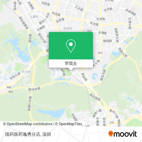 国药医药逸秀分店地图