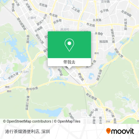 港行茶烟酒便利店地图