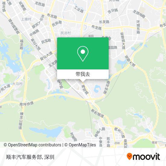 顺丰汽车服务部地图