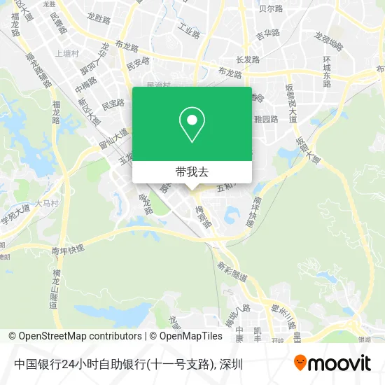 中国银行24小时自助银行(十一号支路)地图