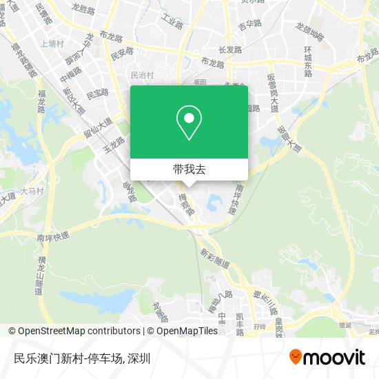 民乐澳门新村-停车场地图