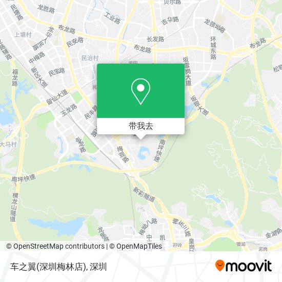 车之翼(深圳梅林店)地图