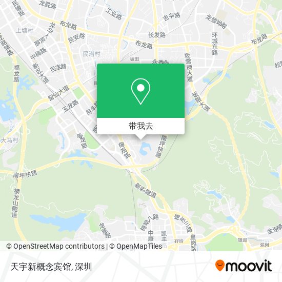 天宇新概念宾馆地图
