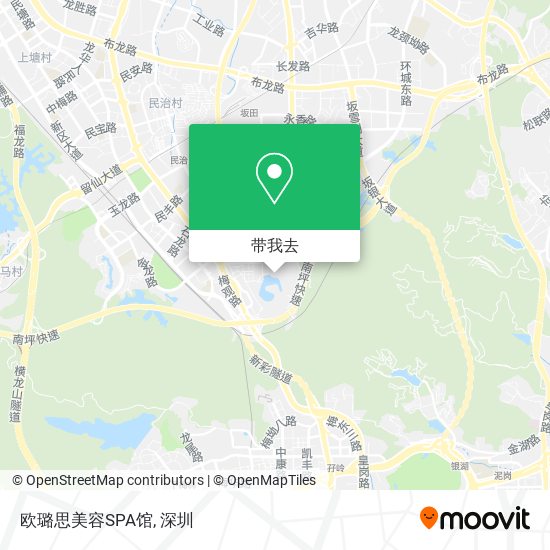 欧璐思美容SPA馆地图