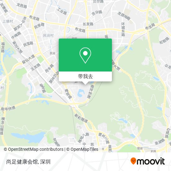 尚足健康会馆地图