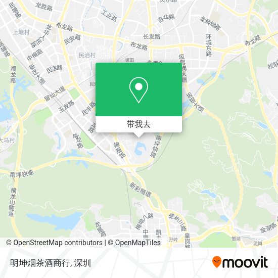 明坤烟茶酒商行地图