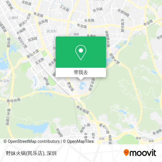 野妹火锅(民乐店)地图