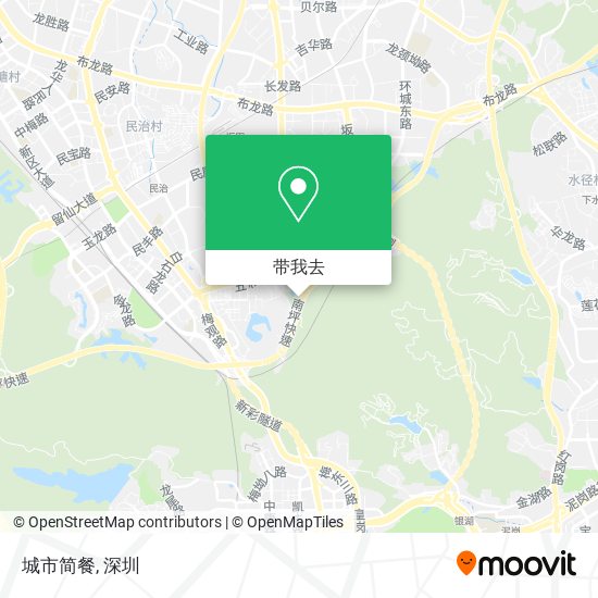 城市简餐地图