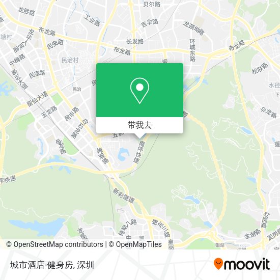城市酒店-健身房地图