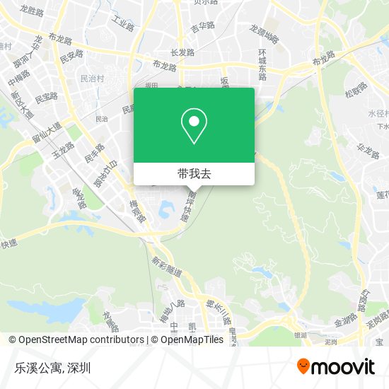 乐溪公寓地图