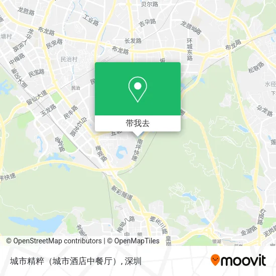 城市精粹（城市酒店中餐厅）地图