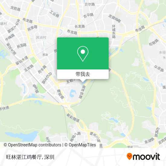 旺林湛江鸡餐厅地图