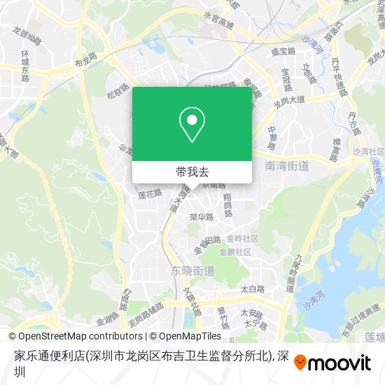 家乐通便利店(深圳市龙岗区布吉卫生监督分所北)地图