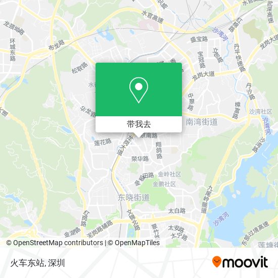火车东站地图