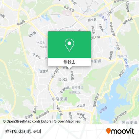 鲜鲜集休闲吧地图