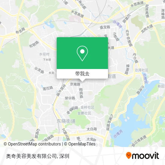 奥奇美容美发有限公司地图
