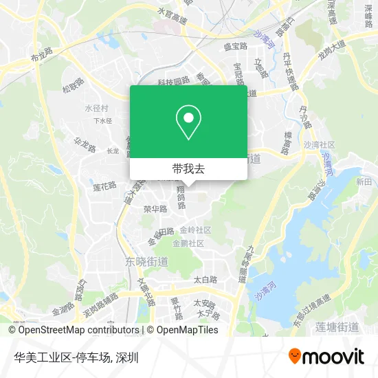 华美工业区-停车场地图