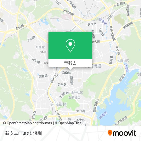 新安堂门诊部地图