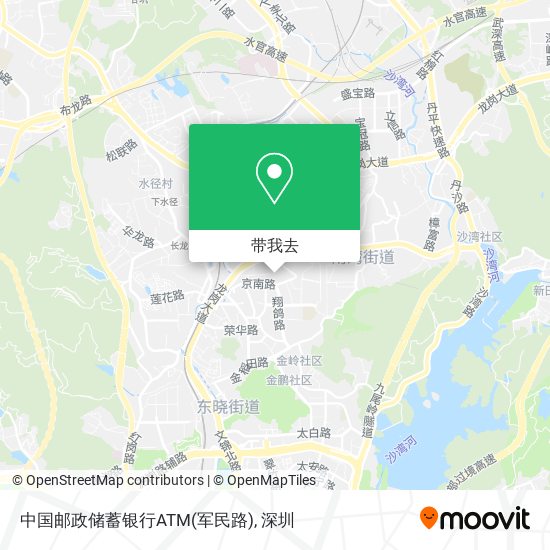 中国邮政储蓄银行ATM(军民路)地图