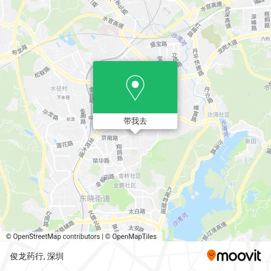 俊龙药行地图