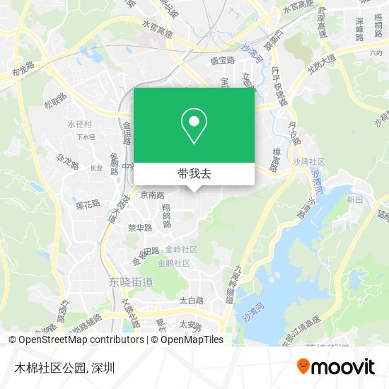 木棉社区公园地图