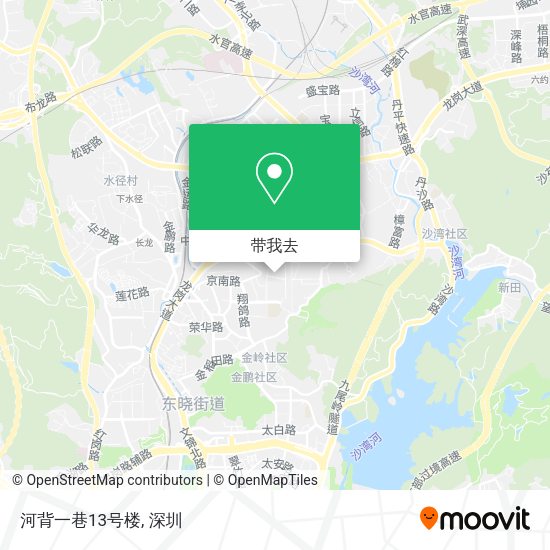 河背一巷13号楼地图