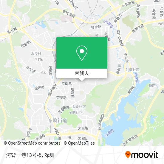 河背一巷13号楼地图