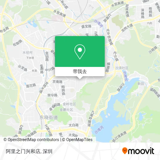 阿里之门兴和店地图