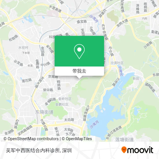 吴军中西医结合内科诊所地图