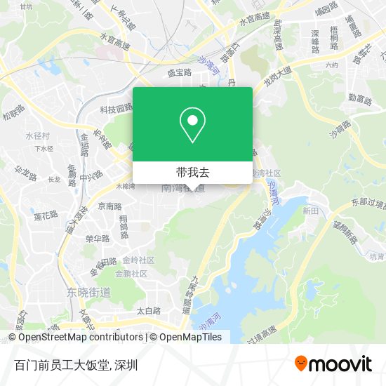 百门前员工大饭堂地图