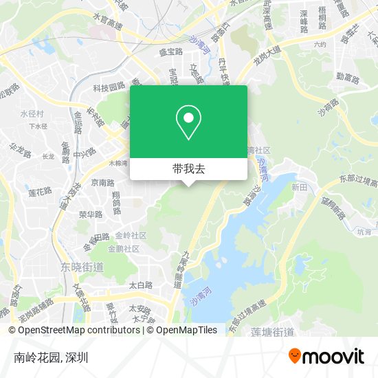 南岭花园地图