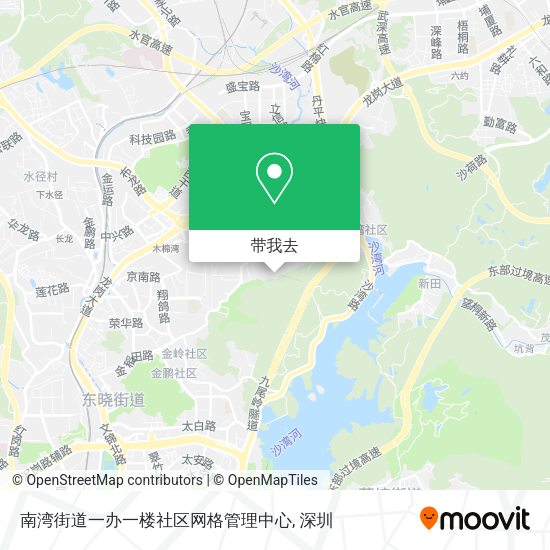 南湾街道一办一楼社区网格管理中心地图