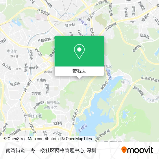 南湾街道一办一楼社区网格管理中心地图