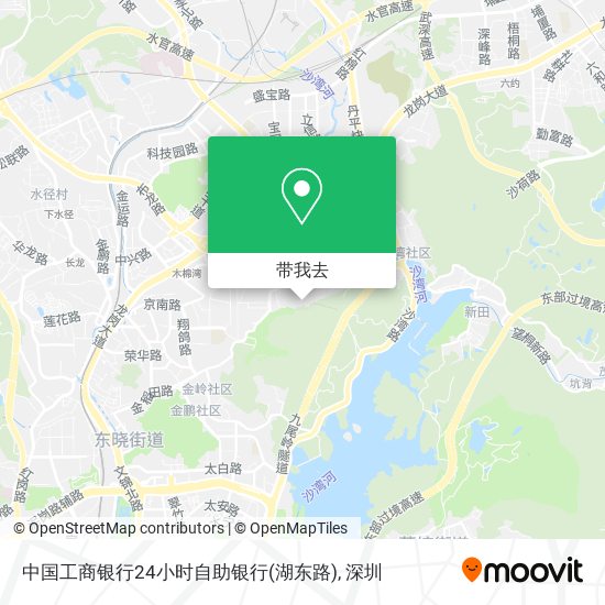 中国工商银行24小时自助银行(湖东路)地图