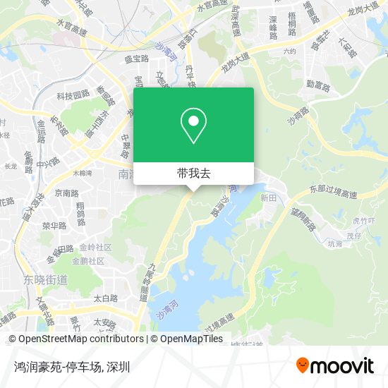 鸿润豪苑-停车场地图