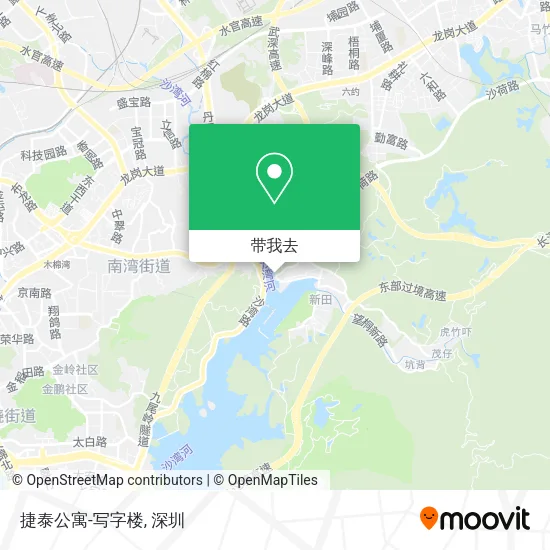捷泰公寓-写字楼地图