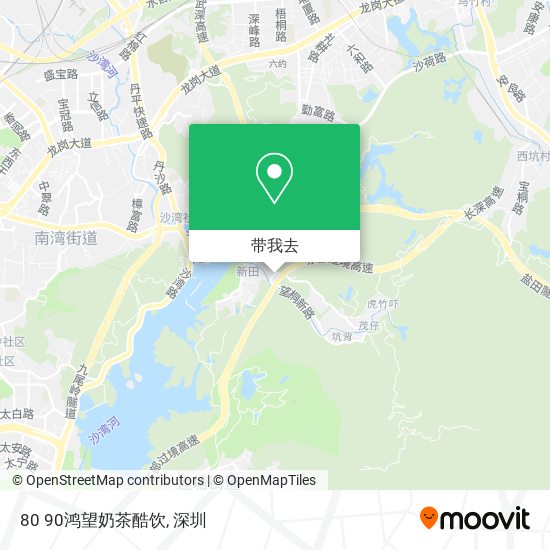 80 90鸿望奶茶酷饮地图