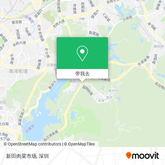 新田肉菜市场地图