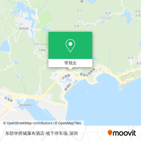 东部华侨城瀑布酒店-地下停车场地图