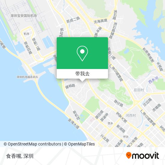 食香嘴地图