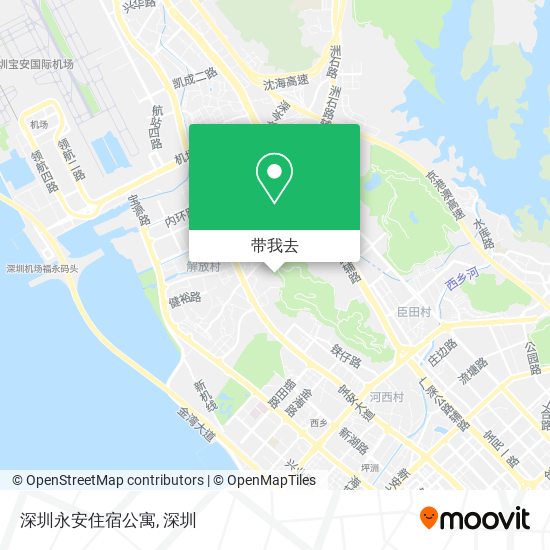 深圳永安住宿公寓地图